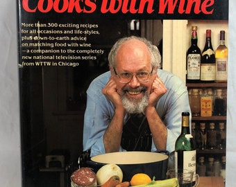 The Frugal Gourmet Cooks with Wine by Jeff Smith 1986 Hardcover CookbookBest Offer