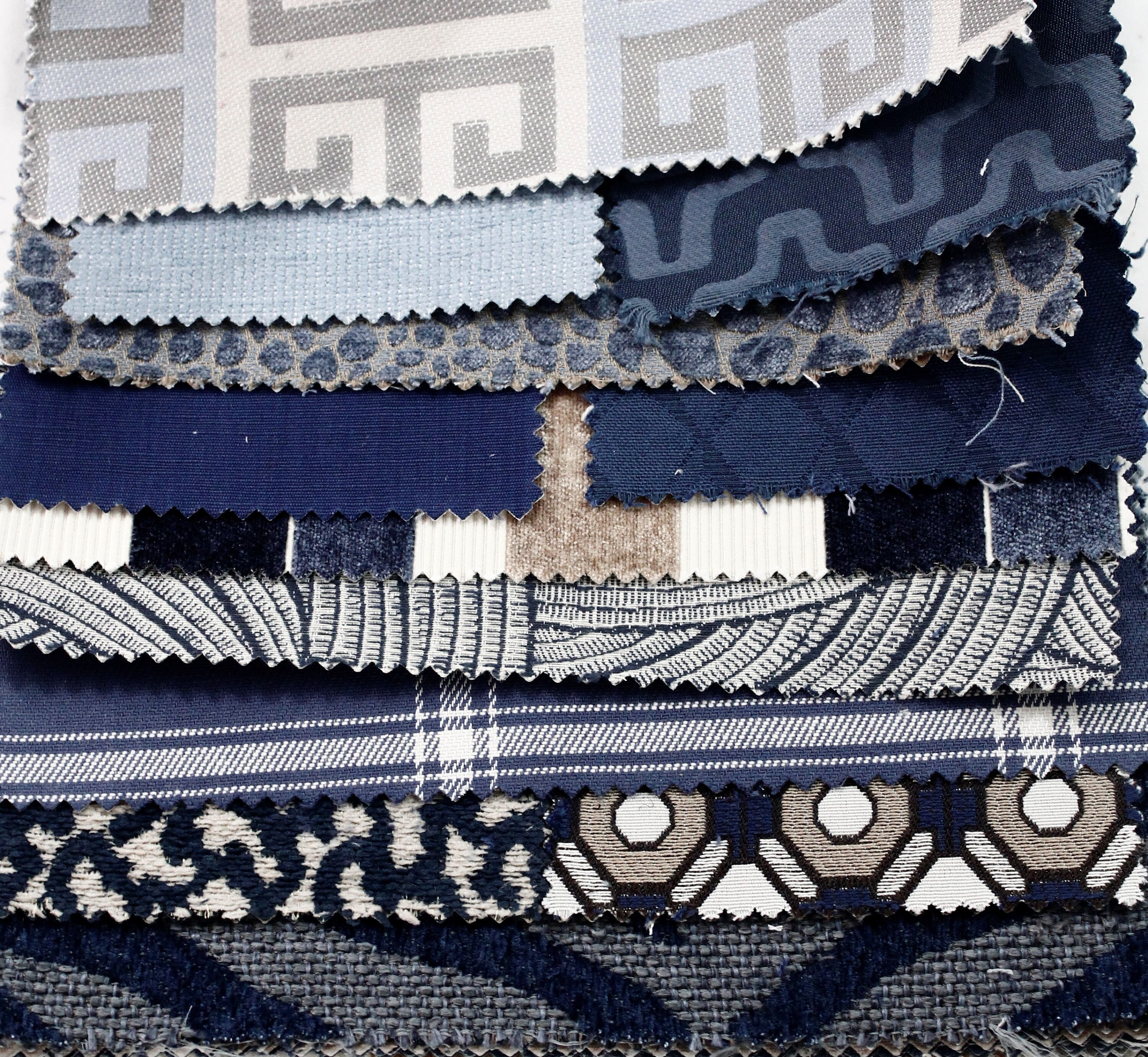 Duralee Eileen Katheryn Boyd Textures Fabric Book Navy Sky 40 - Etsy