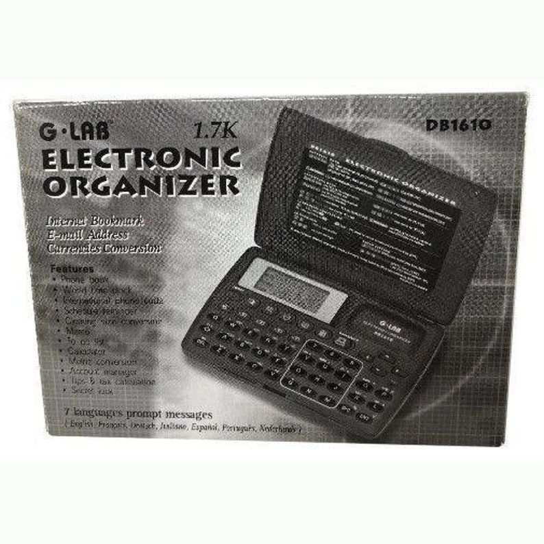 Electronic Organizer GLAB DB1610 With Box and Instructions Etsy
