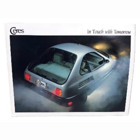 1983 Ceres Prototype Sales Brochure Buyers Guide Dealer Car Etsy