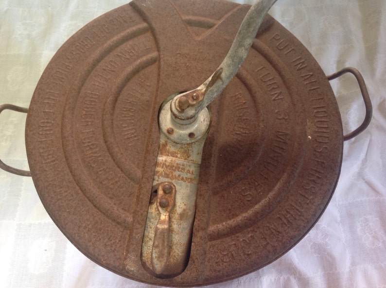 Antique 1904 Universal Bread Maker Dough Mixer No. 4 | Etsy