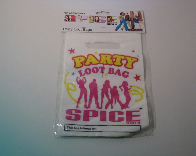 Spice Girls Loot Bag Birthday Party Supplies Etsy