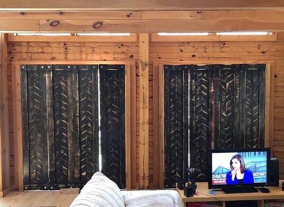 Bi Folding Closet Or Window Doors Window Shutters Sliding Barn Etsy