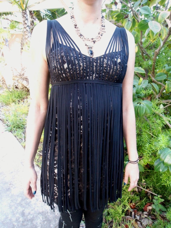 womens fringe dress
