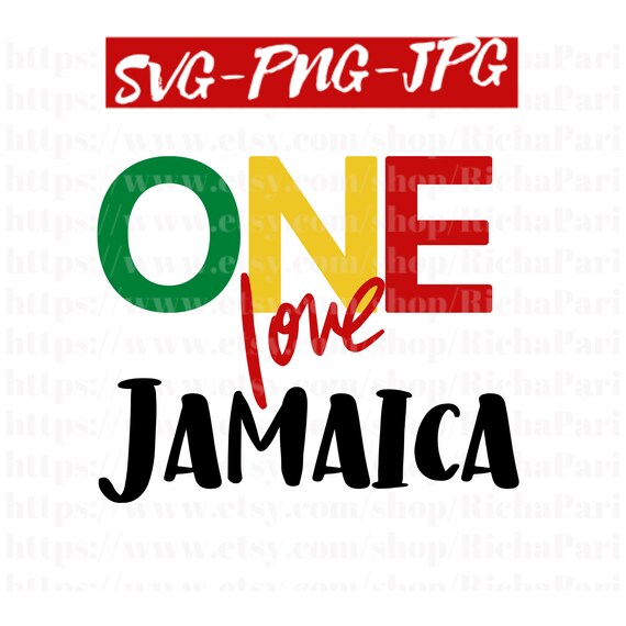 Download One Love Jamaica Svg Love Jamaica Svg Black History Month Etsy