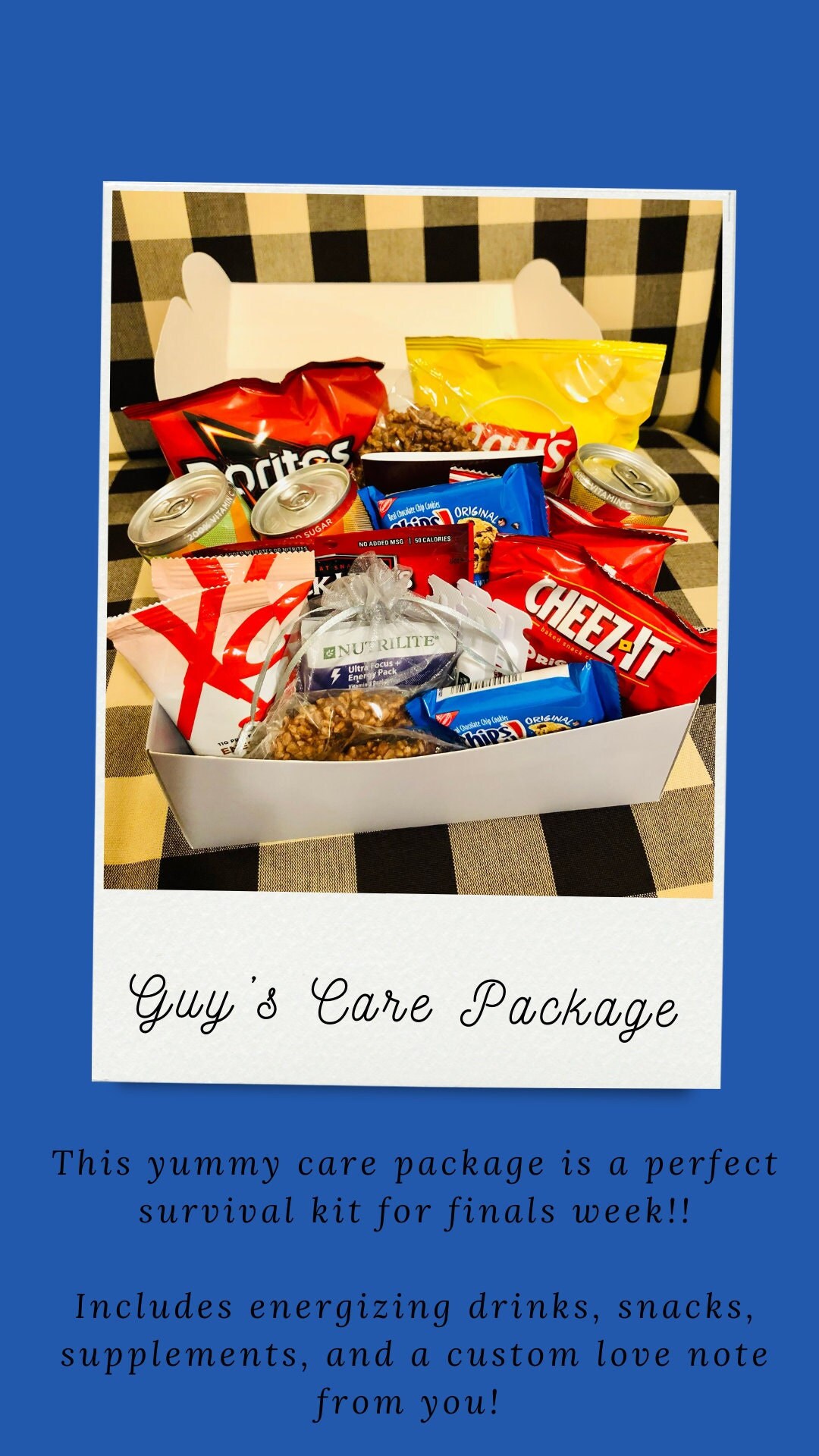 Finals Survival Kit Care Package 24pieces College Etsy