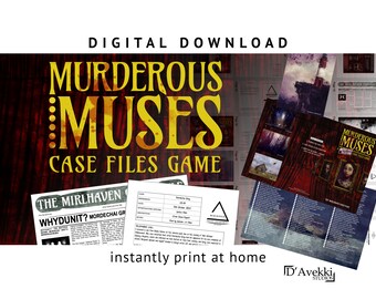 Deep dive into a mystery, cold case murder to solve with 100+ leads and supernatural themes [Digital Download]