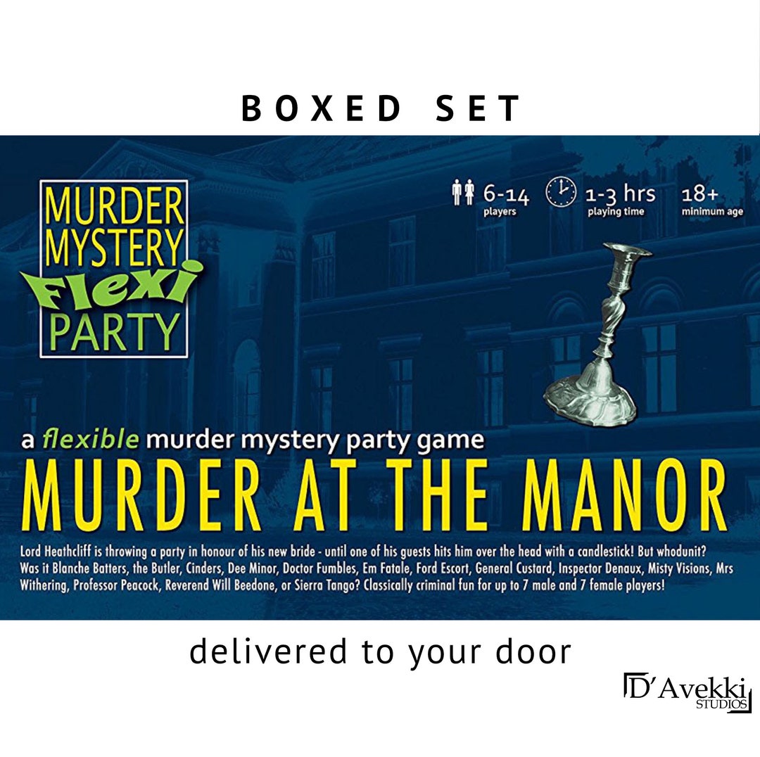 Murder at the Manor Murder Mystery Flexi Party® for 614