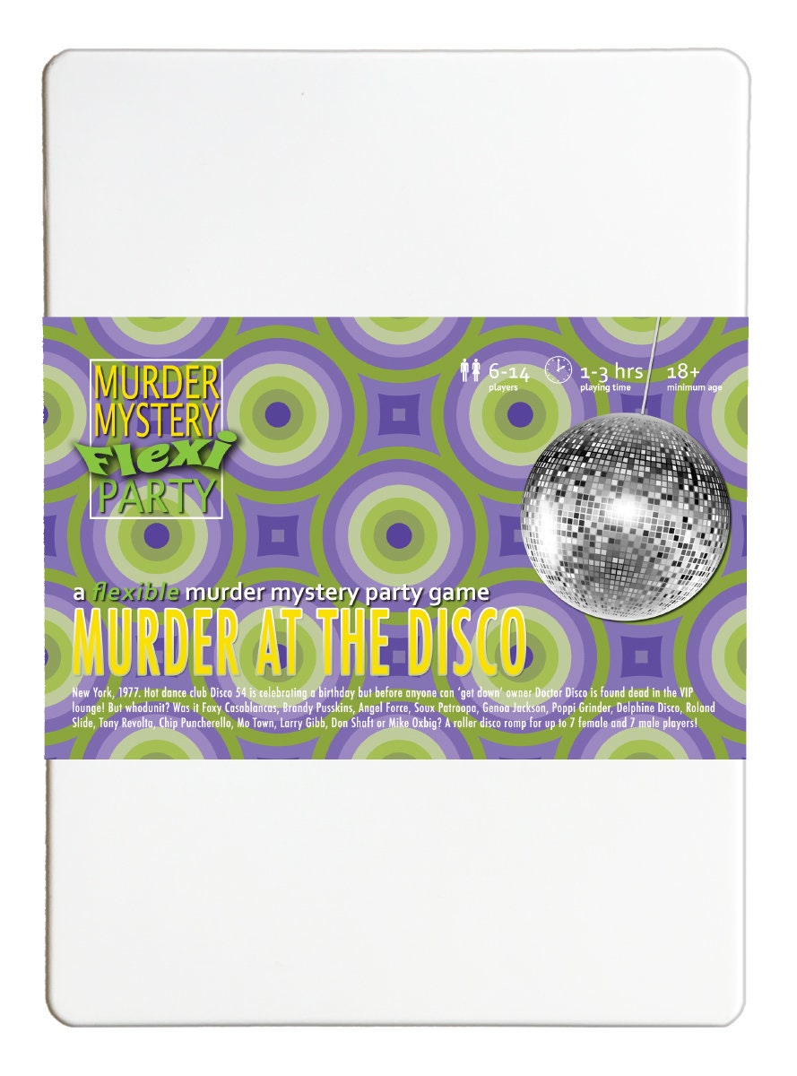 Murder at the Disco Murder Mystery Flexi Party® for 6-14 Players