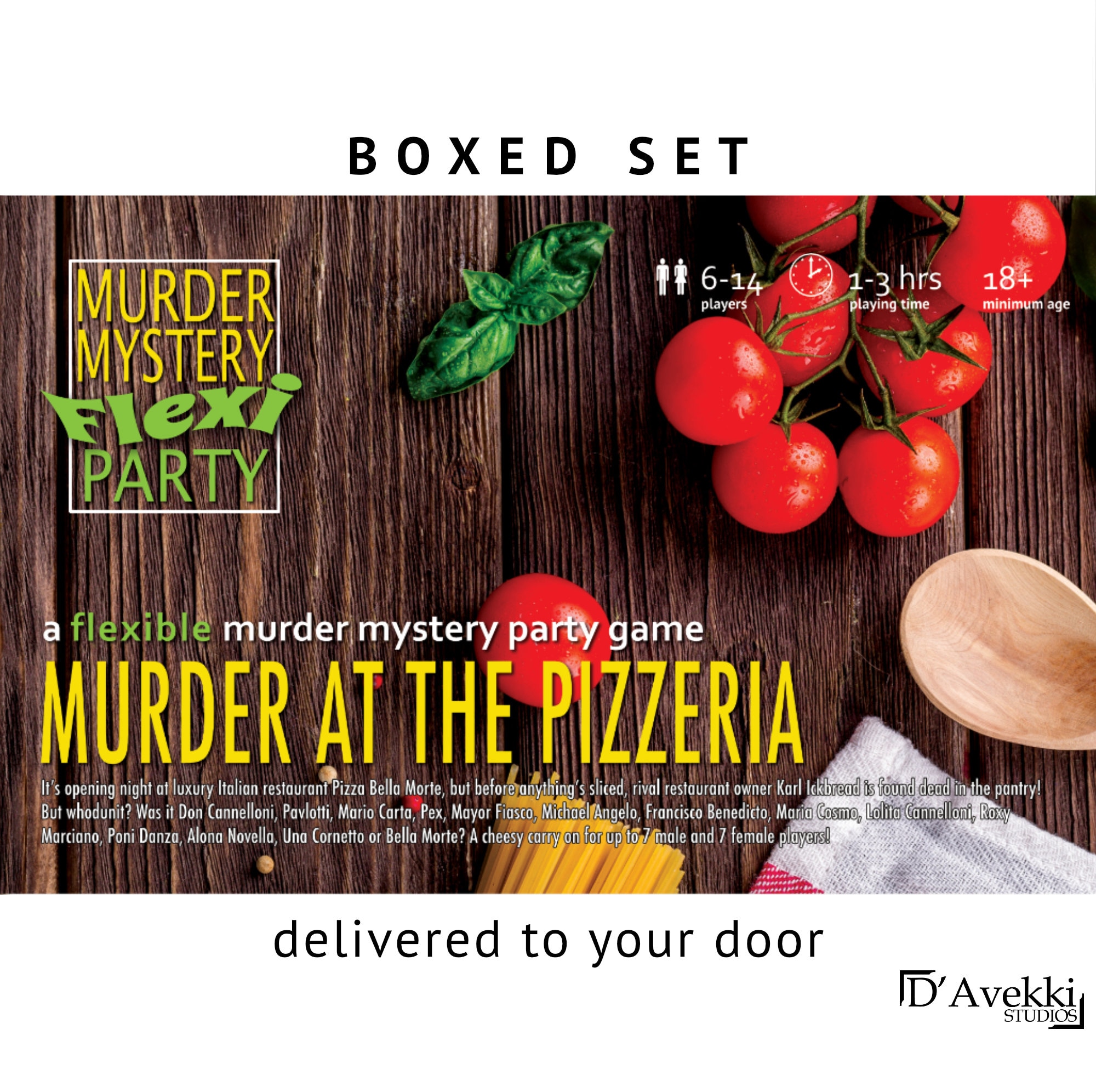 Rocco Giocattoli Murder Mystery - Le Cantine Underwood - Gioco Investigativo In Italiano Per 1+ Giocatori - Età 14+
