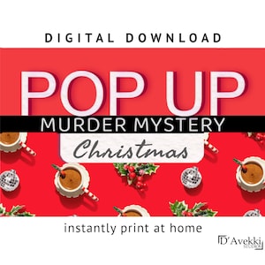 Cozy family mystery story with puzzles to solve - spontaneous Christmas fun!