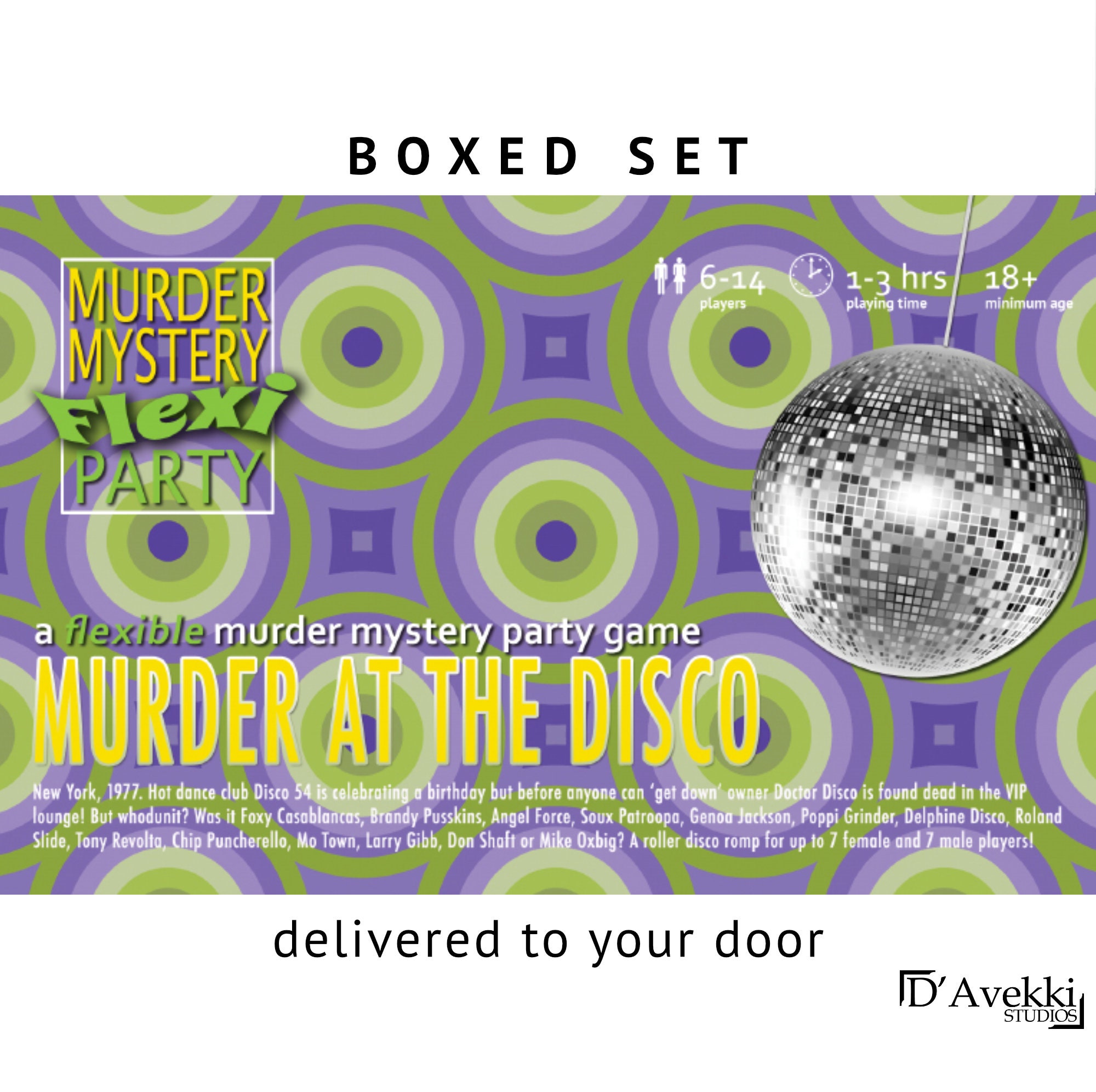 Murder Mystery The Underwood Canteen - YAS Games - The Only in Italian, 33280, for ages 14