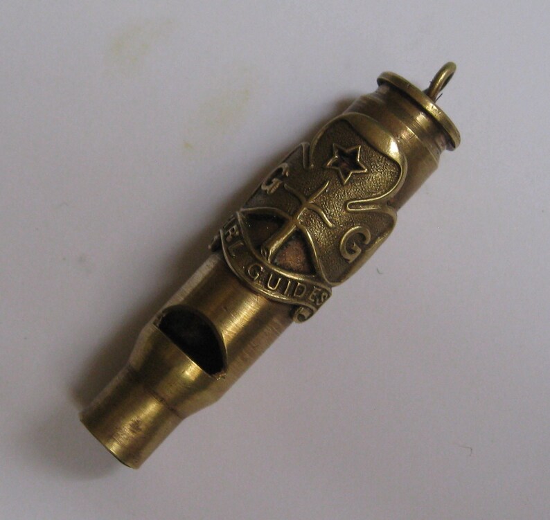 Handcrafted Vintage Brass Bullet Casing Whistle Etsy