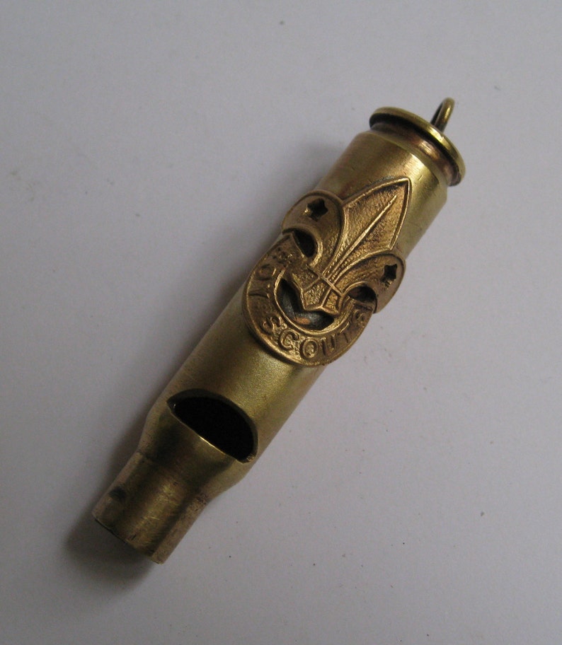 Handcrafted Vintage Brass Bullet Casing Whistle Etsy