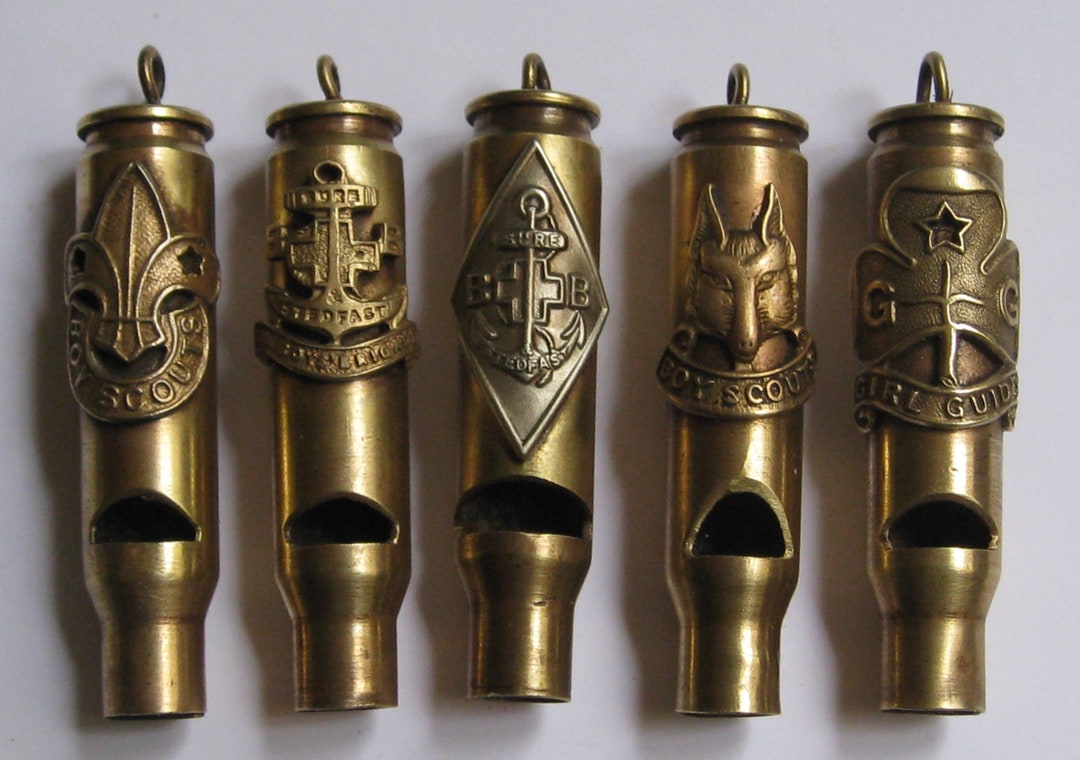 Handcrafted Vintage Brass Bullet Casing Whistle Etsy