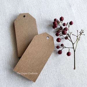Small Kraft Brown Natural Cardboard Gift Tags