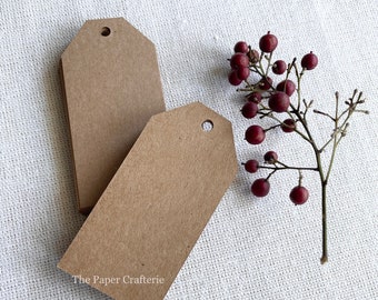 Small Kraft Brown Natural Cardboard Gift Tags