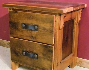 Reclaimed Barn Wood Nightstand