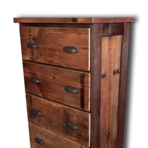 Barn Wood Dresser Chest of Drawers - 4 drawer