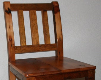 BARNWOOD DINING CHAIR - Barnwood Dining Chair - Reclaimed Wood Chair