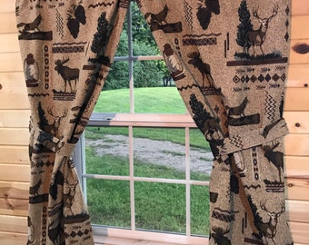 Curtains For Cabin Etsy