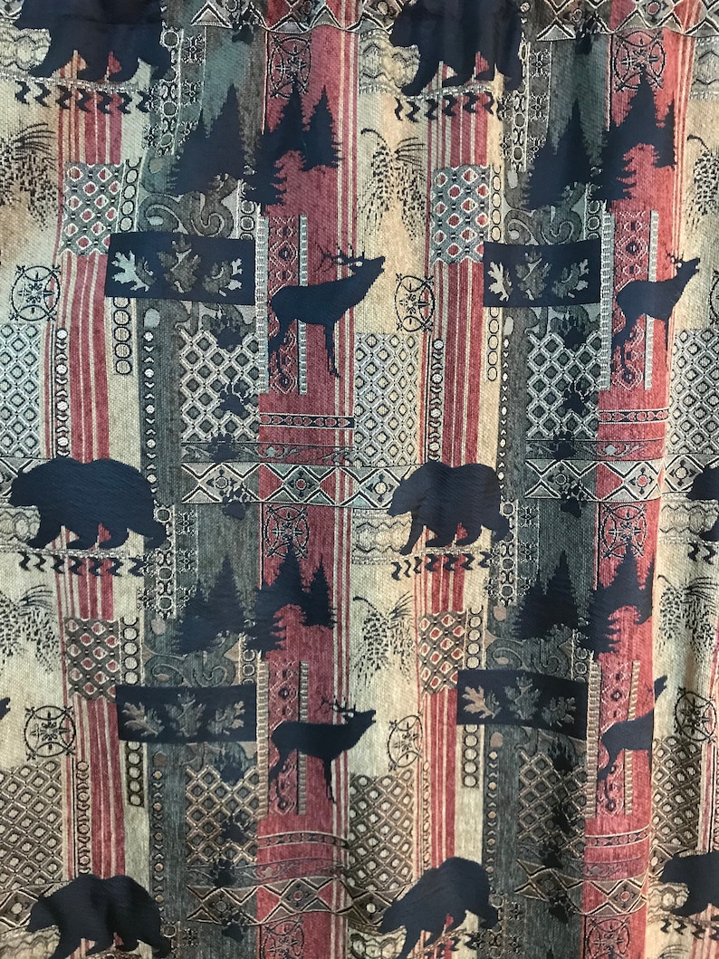 Bear Peaks Quilted Curtains NCU0NXD919