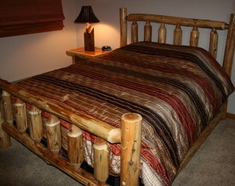 Cedar Log Bed