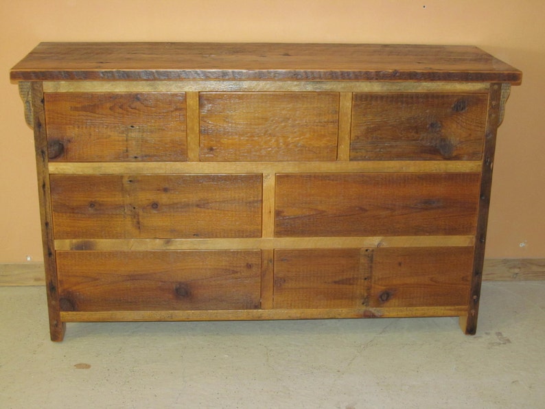 Barnwood Dresser Reclaimed Wood Dresser Etsy
