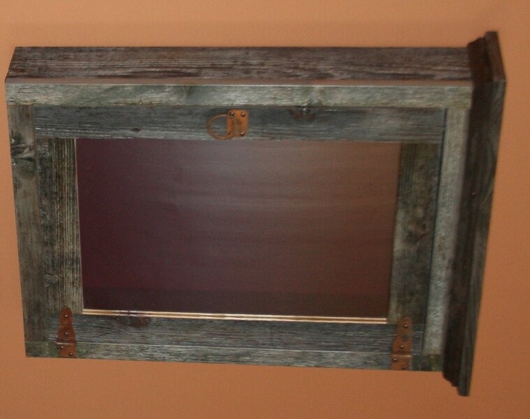 Weathered Gray Barnwood Furniture Weathered Gray Medicine Etsy
