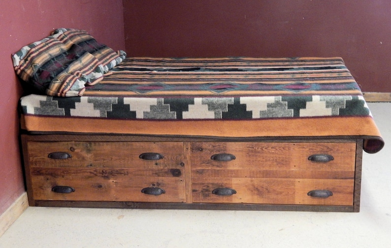 Barnwood Platform Bed 画像 3