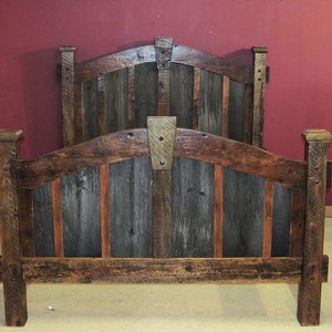 Reclaimed Wood Bed image 2