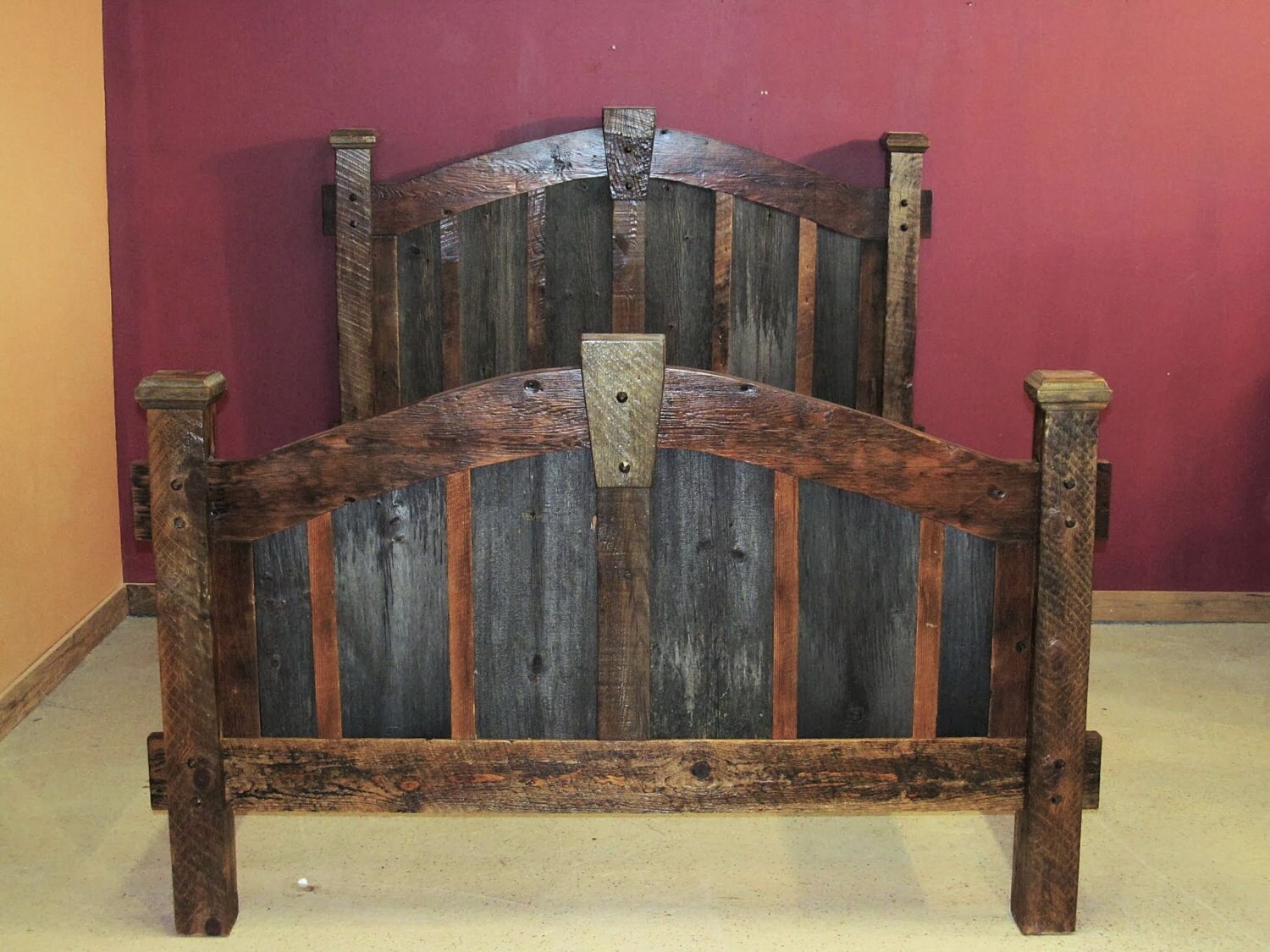 Beautiful view of Reclaimed Wood Sectional Sofa Bed
