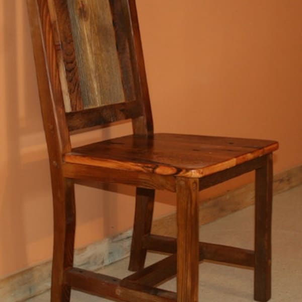 BARNWOOD DINING CHAIR - Barnwood Dining Chair - Reclaimed Wood Chair