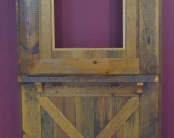 BARN DOOR - BarnWood DOOR made from authentic reclaimed barnwood
