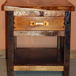 Barnwood Night Stand - Barnwood End Table