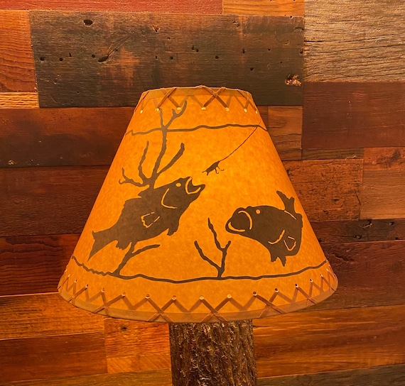 Rustic lamp sale shades for sale
