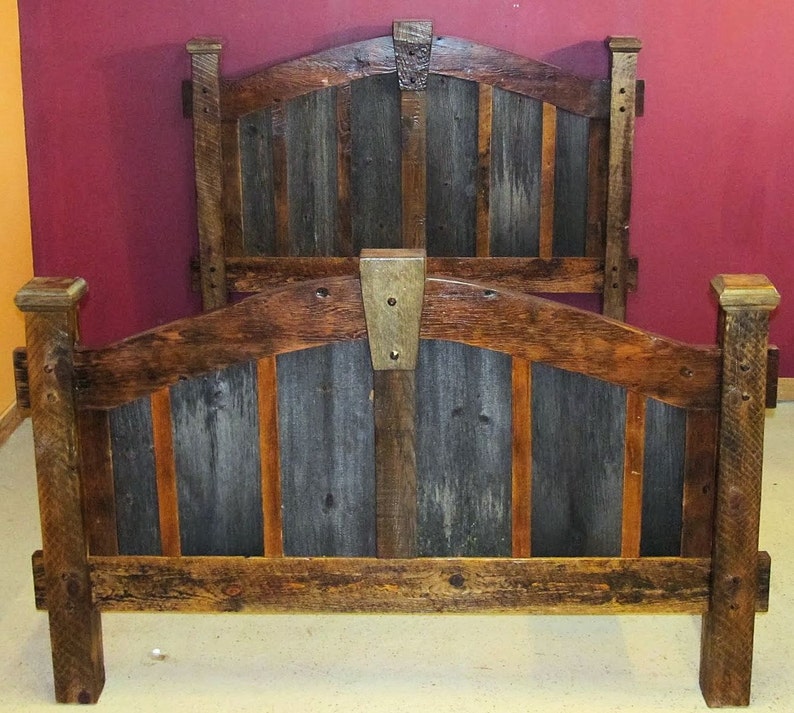Reclaimed Wood Bed image 3