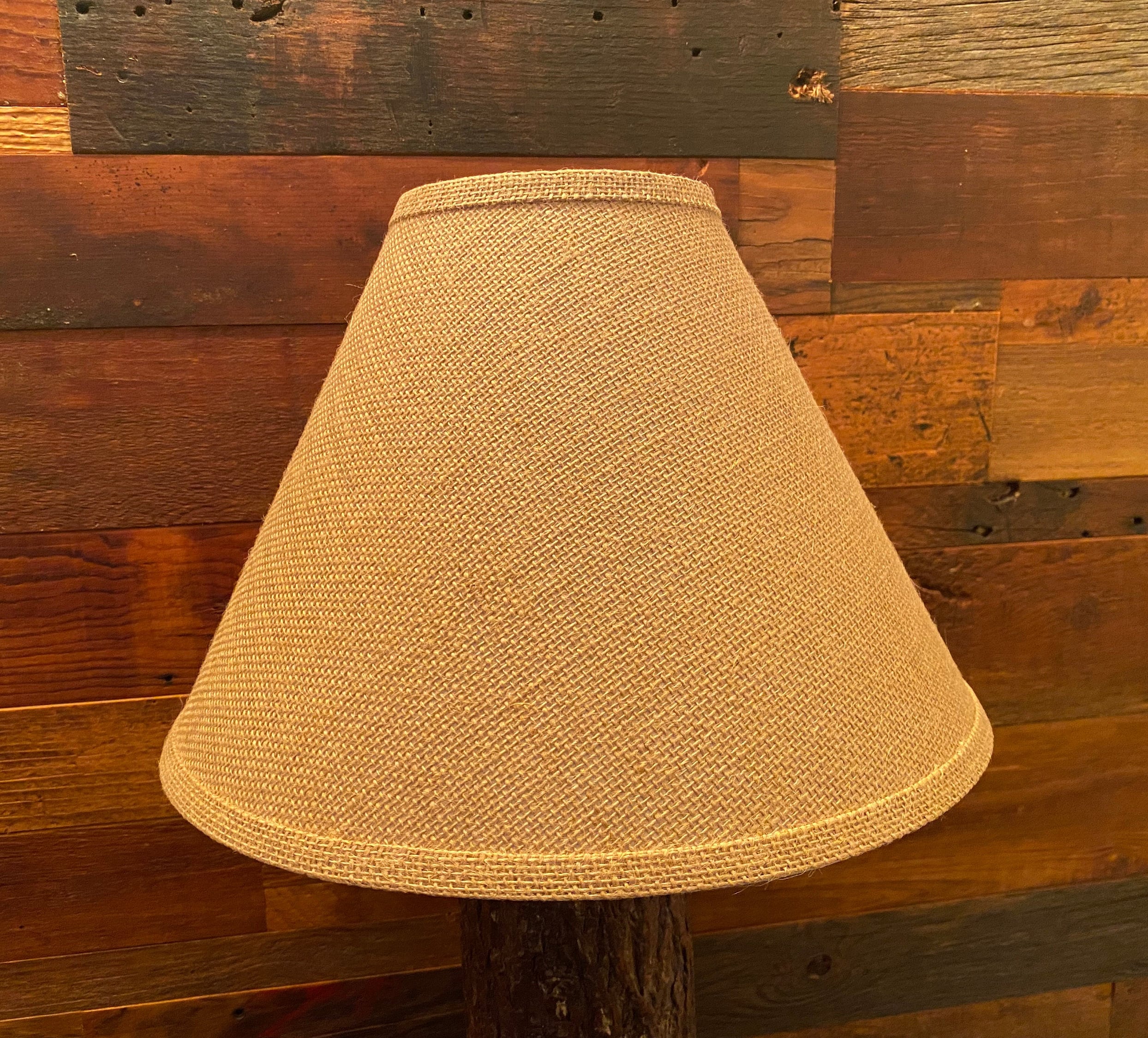 Burlap Lamp Shade Etsy