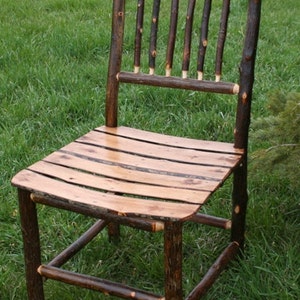 Hickory Log Chair