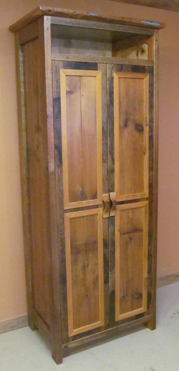 Rustic linen sale closet