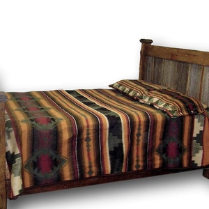 Barn Wood Gray Panel Bed
