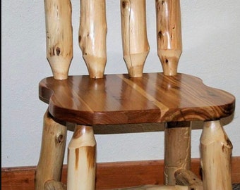 Cedar Log Side Chair