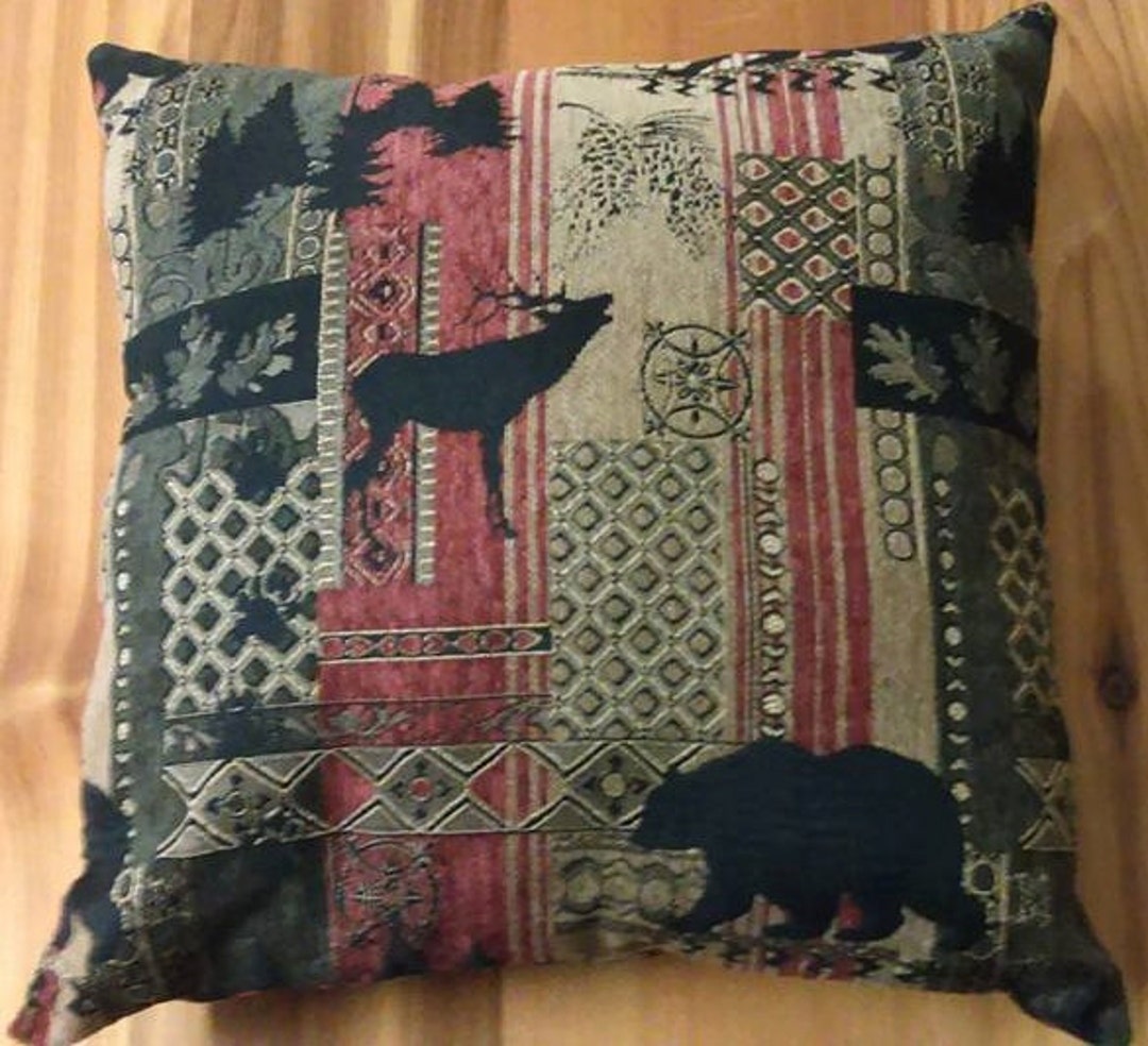 Rustic Decorative Throw Pillows Etsy