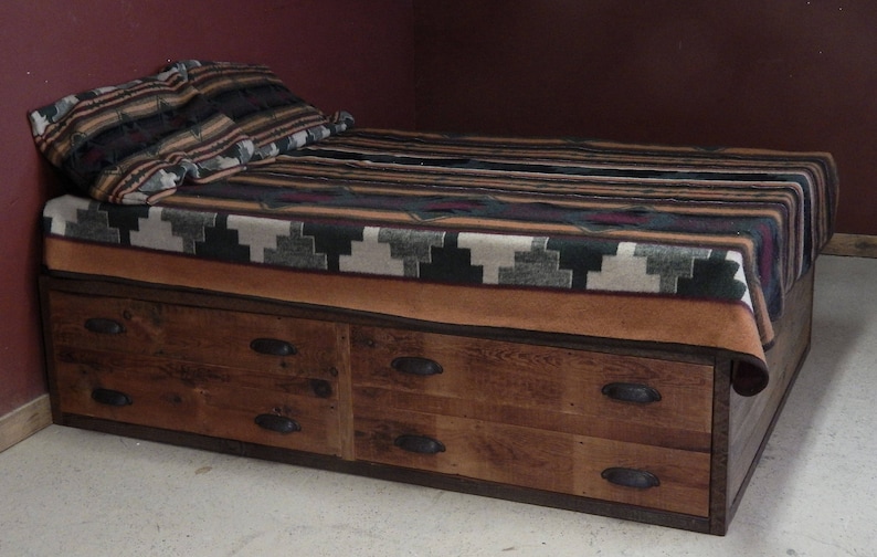 Barnwood Platform Bed image 2