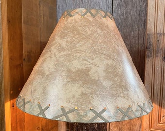 Faux Leather Lamp Shade