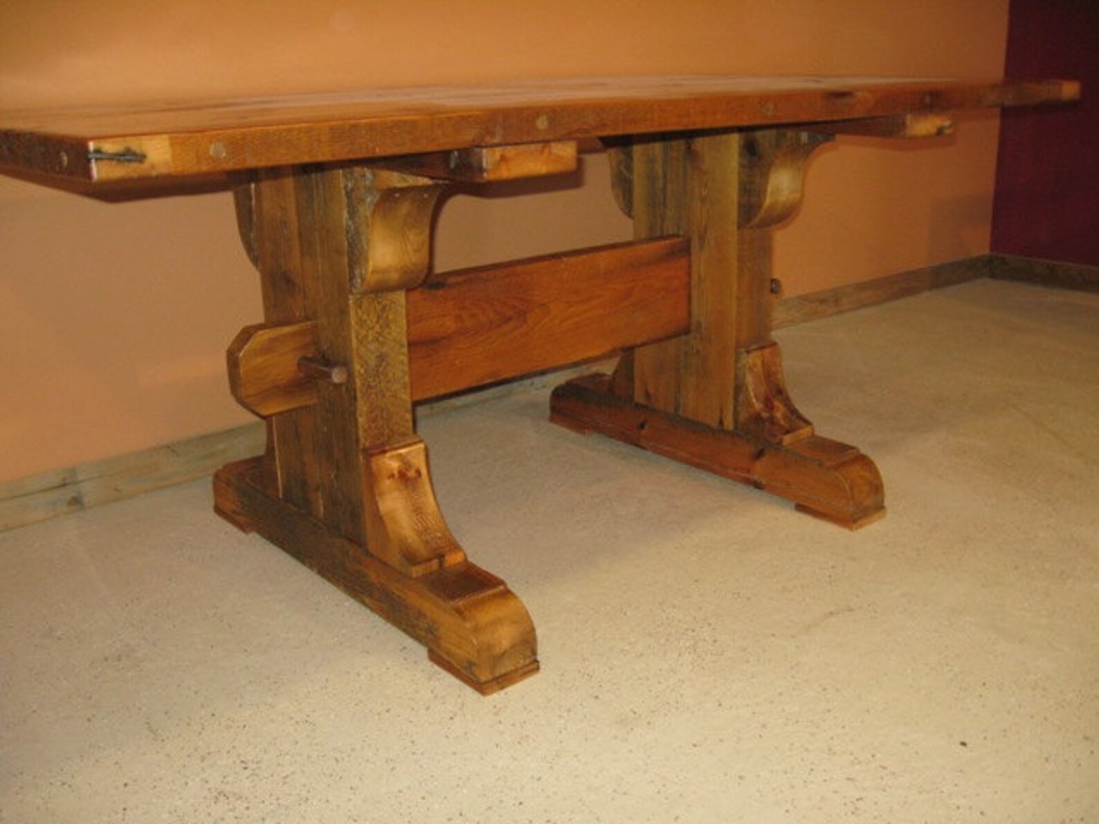 BARNWOOD TABLE Barnwood Dining Table Reclaimed Wood Table - Etsy