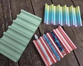 Organizador de porta-canetas com pintura de diamante impressa em 3D personalizada