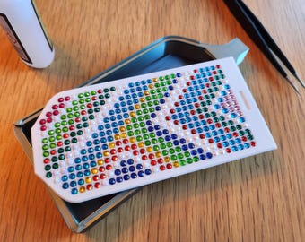 Bling my Tray - decorate with your leftover drills