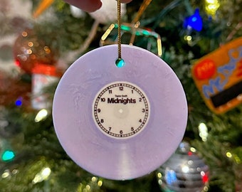 Midnights Lavender Haze Taylor Vinyl Ornament | Christmas Decorations