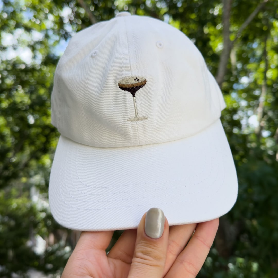 Espresso Martini Baseball Cap Dad Hat Etsy
